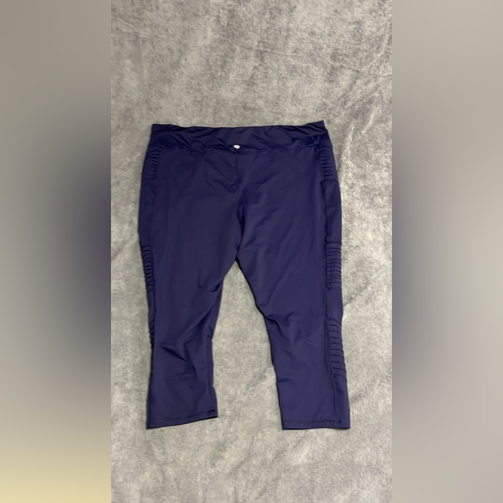 Pennington's Active Zone 7/8 Slim Leg Leggings Navy​